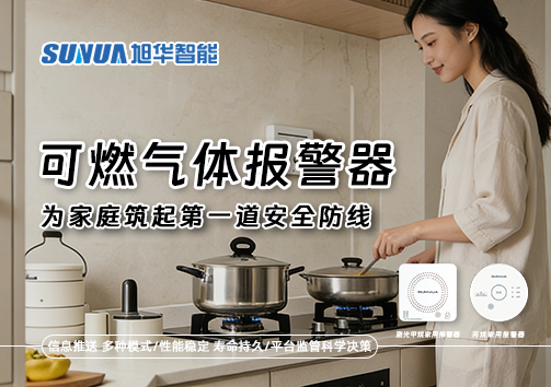 可燃气体报警器，为家庭筑起第一道安全防线！